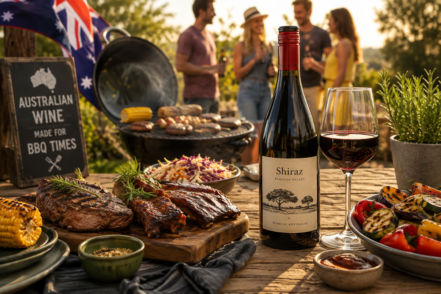 Australsk vin til BBQ og grillfester