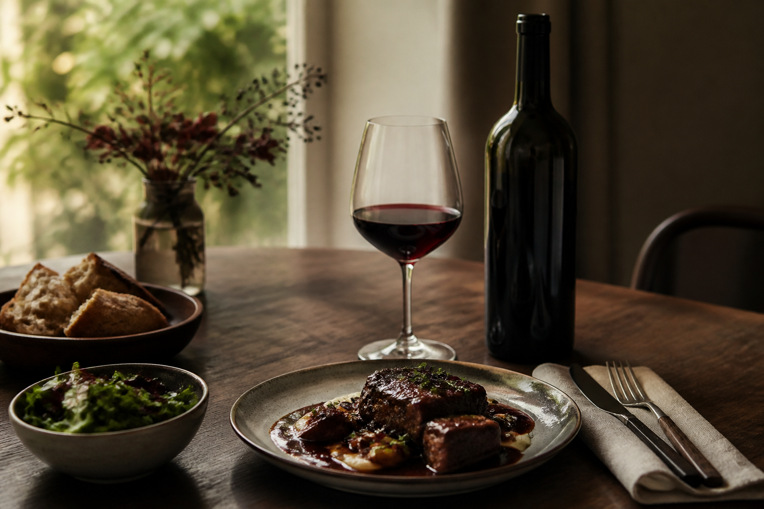 Nebbiolo til mad: De bedste retter til en høj-tannin rødvin