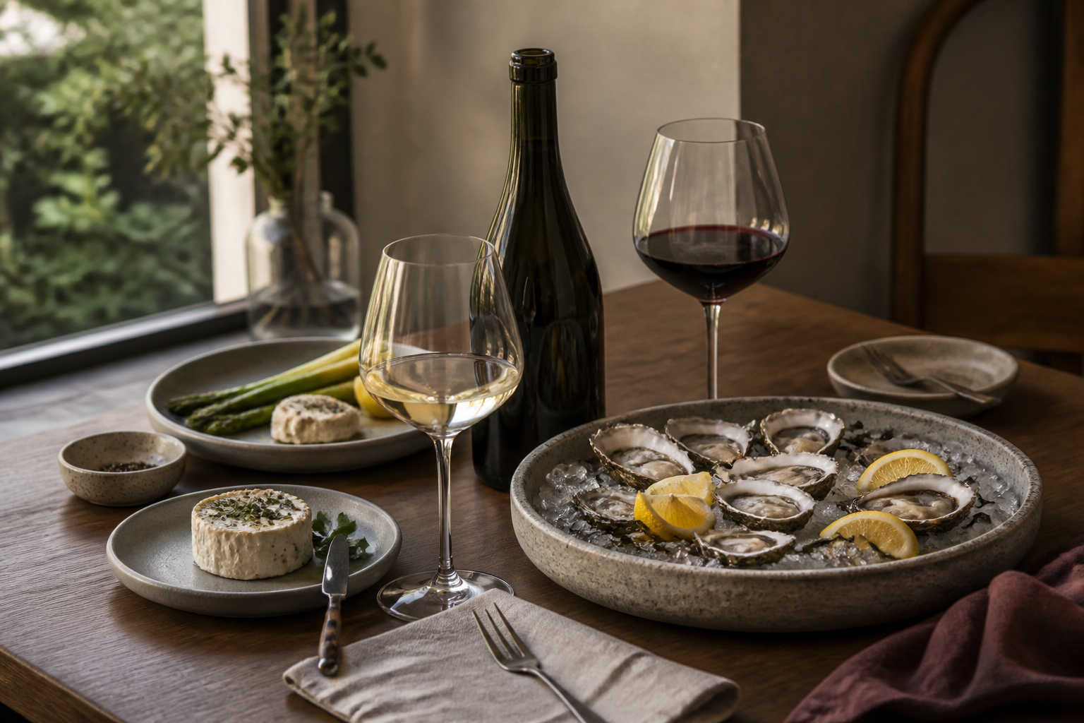 Sauvignon Blanc til mad: Gedeost, asparges og skaldyr