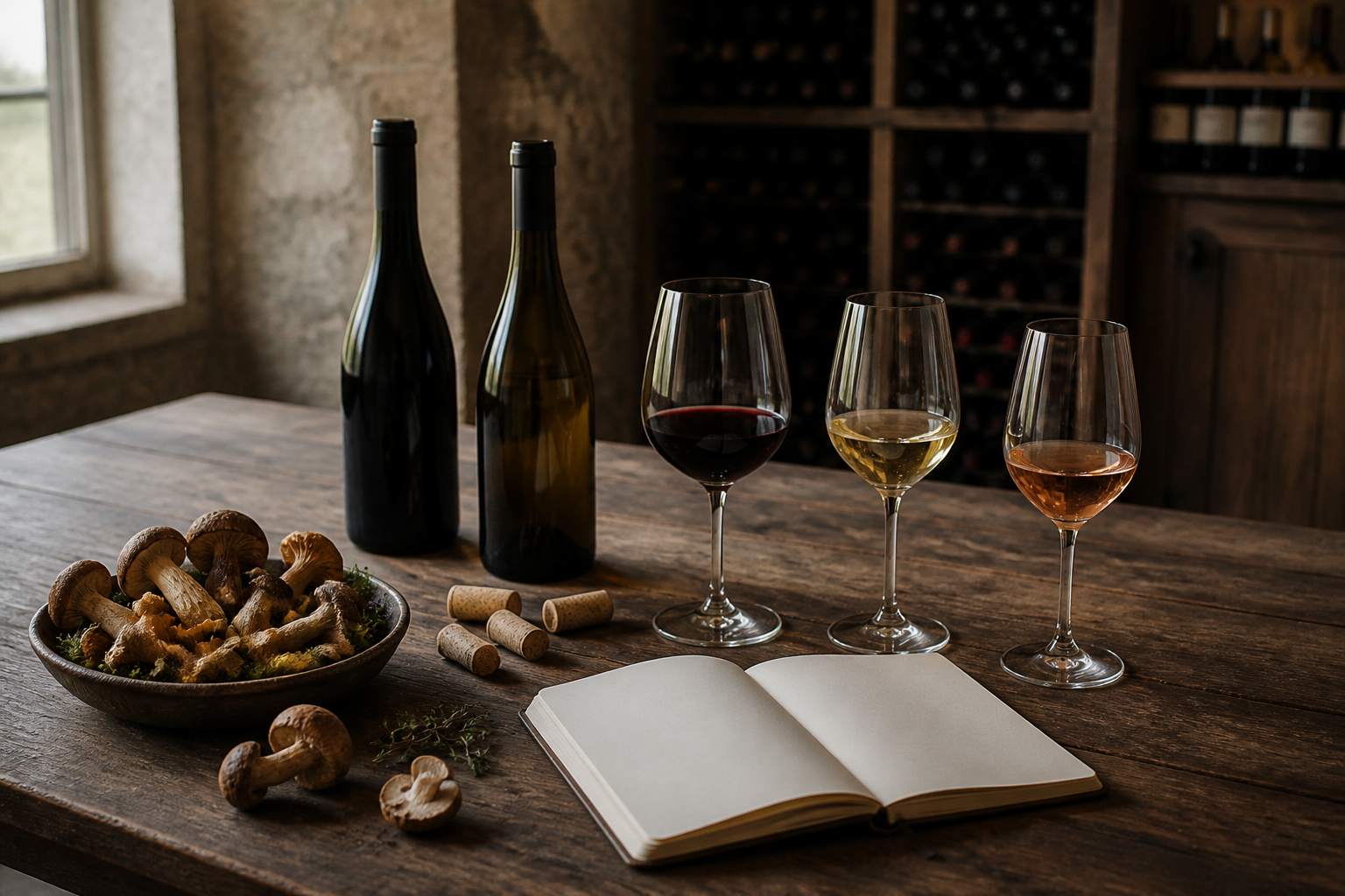 Vin til svampe: Sådan matcher du vin med skovens smage