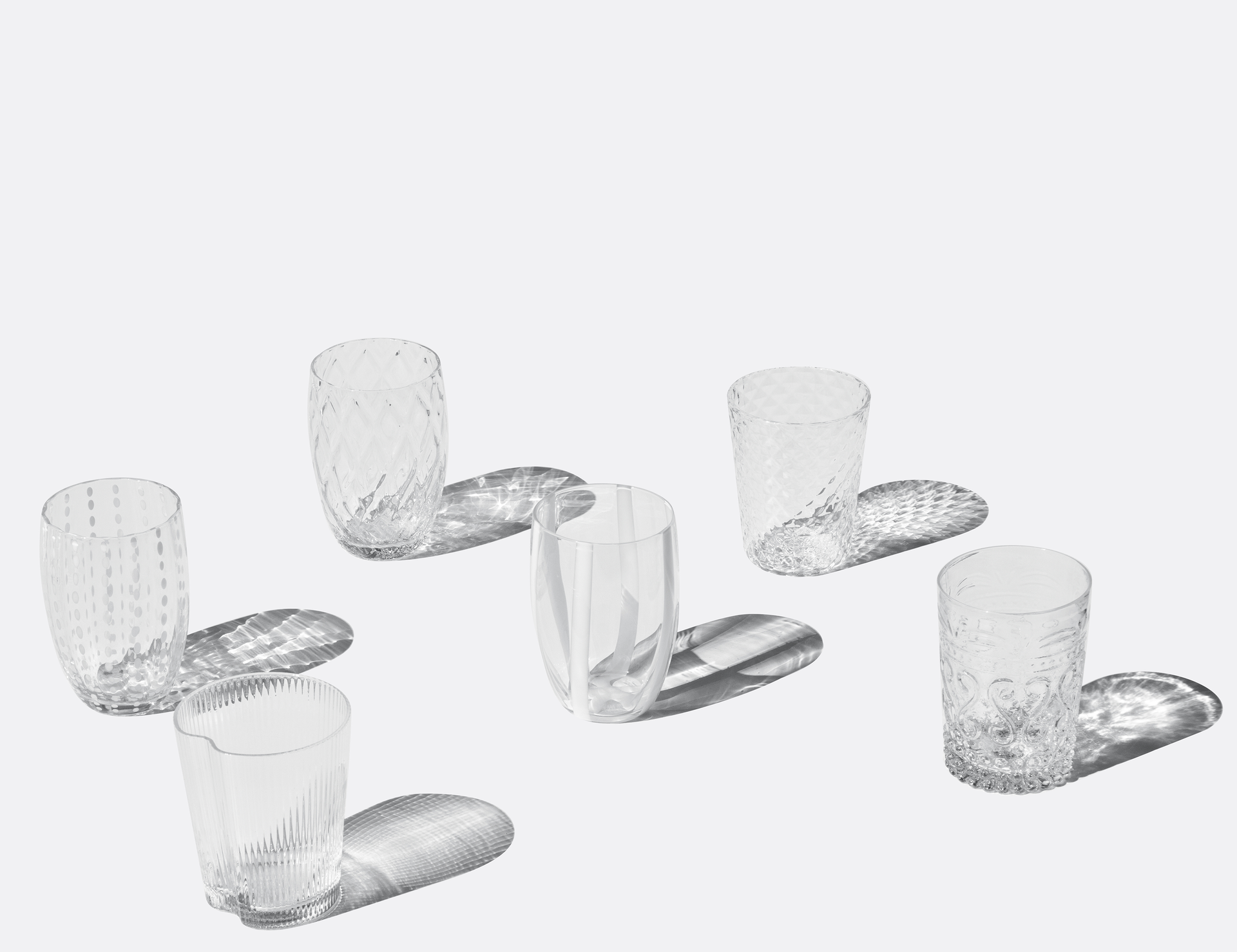 Melting Pot 6 stk Single Color Clear