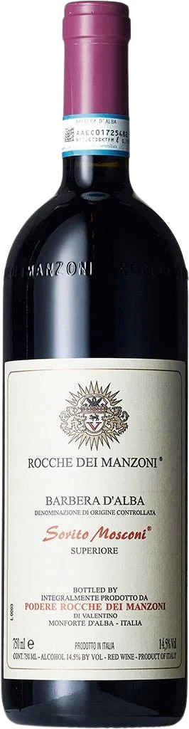 Rocche dei Manzoni – Barbera d'Alba Superiore Sorito Mosconi