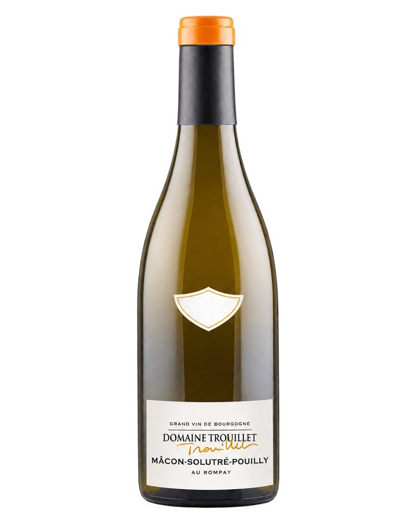 Mâcon-Solutré-Pouilly Au Rompay 2025 – flaskefoto med årstal fjernet