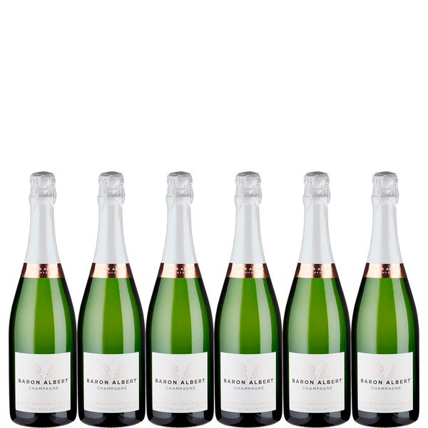 6 flasker Champagne Brut La Particulière