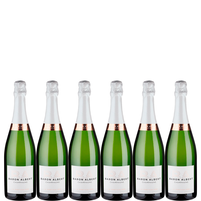 6 flasker Champagne Brut La Particulière