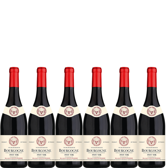 6 flasker 2022 Bourgogne Pinot Noir