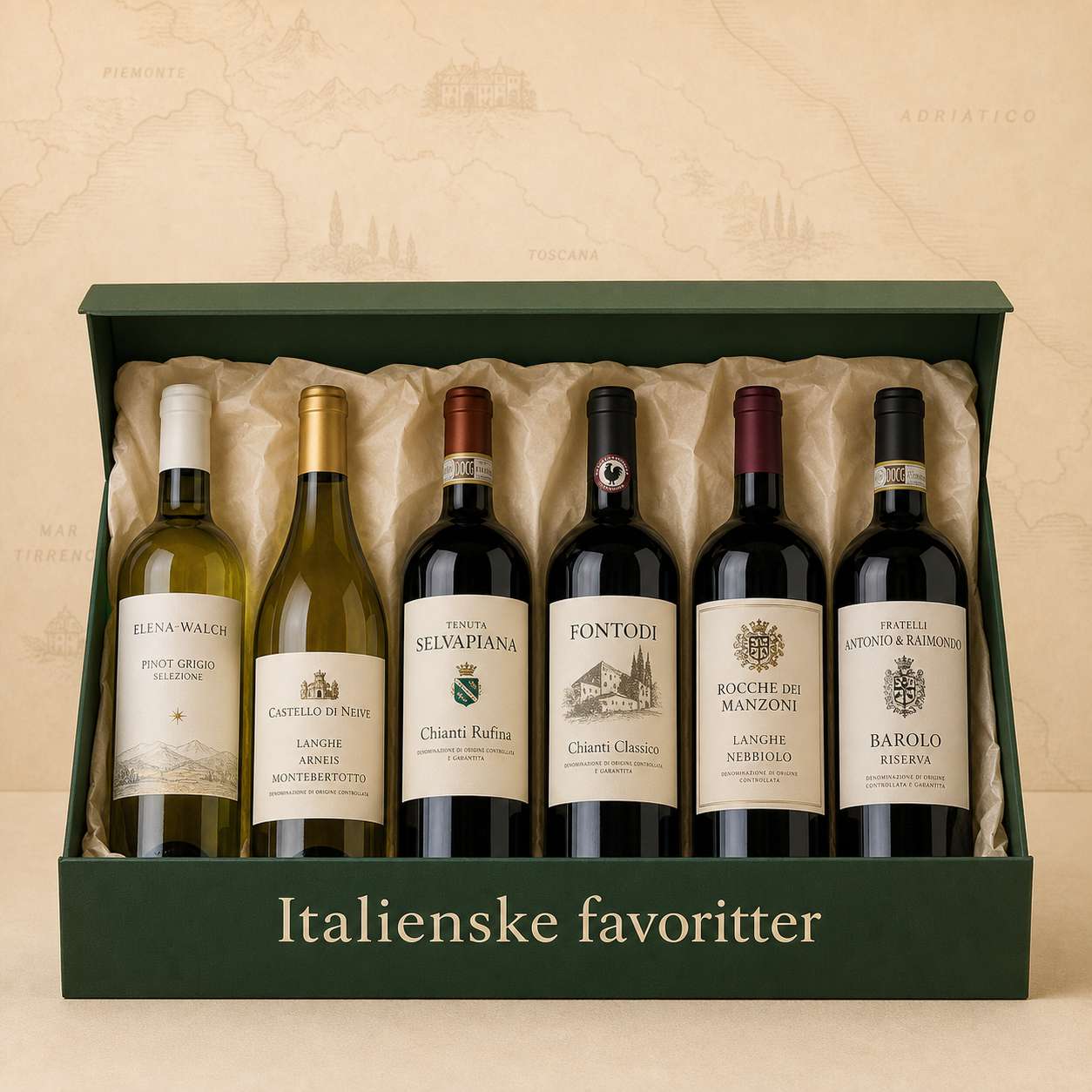 Italienske favoritter – 6 vine fra Italien