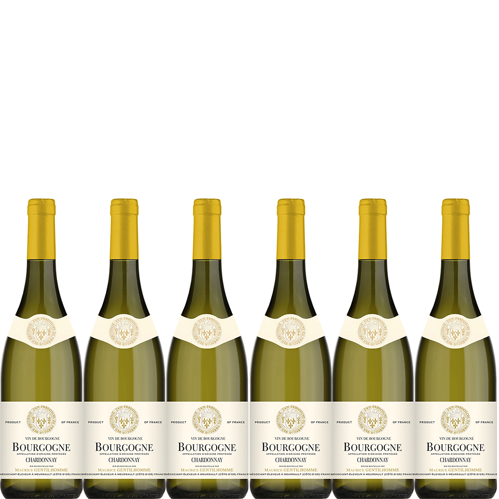 6 flasker 2023 Bourgogne Chardonnay