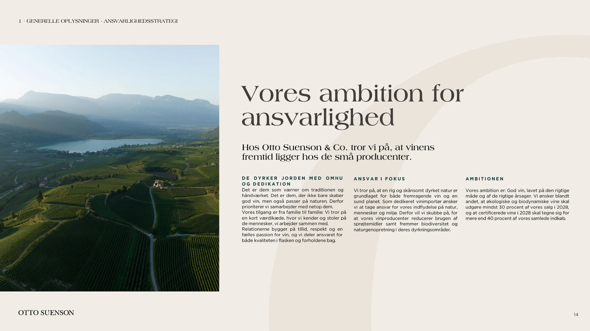 Otto Suenson ESG-rapport 2025, side 14